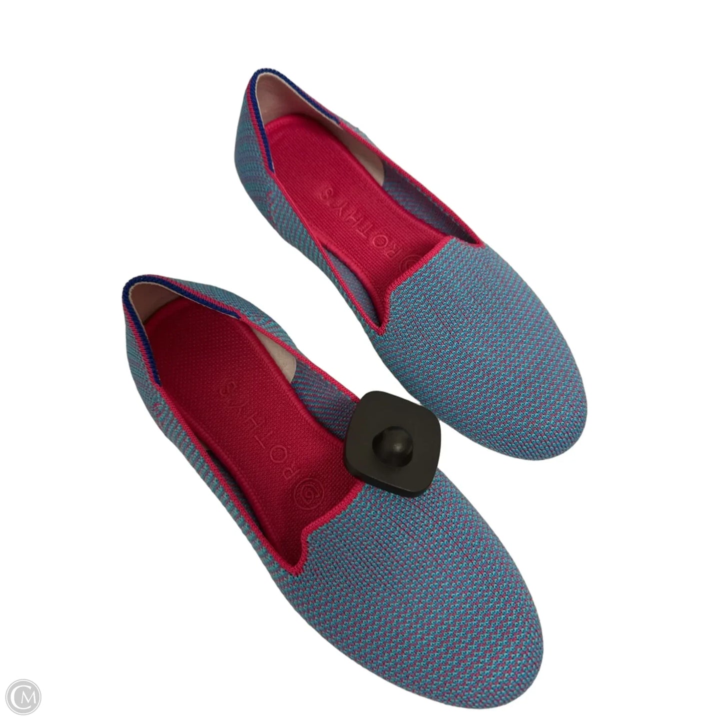 Shoes Flats By Rothys In Blue & Pink, Size: 7.5