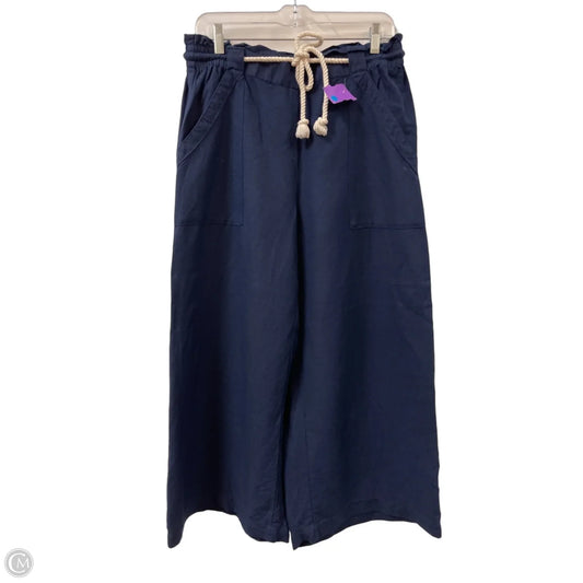 Pants Wide Leg By Loft In Navy, Size: 8