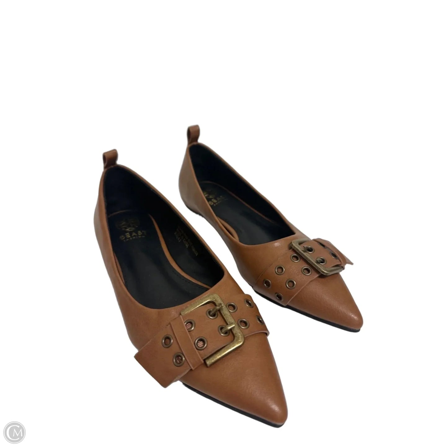 Shoes Flats By Clothes Mentor In Brown, Size: 6.5