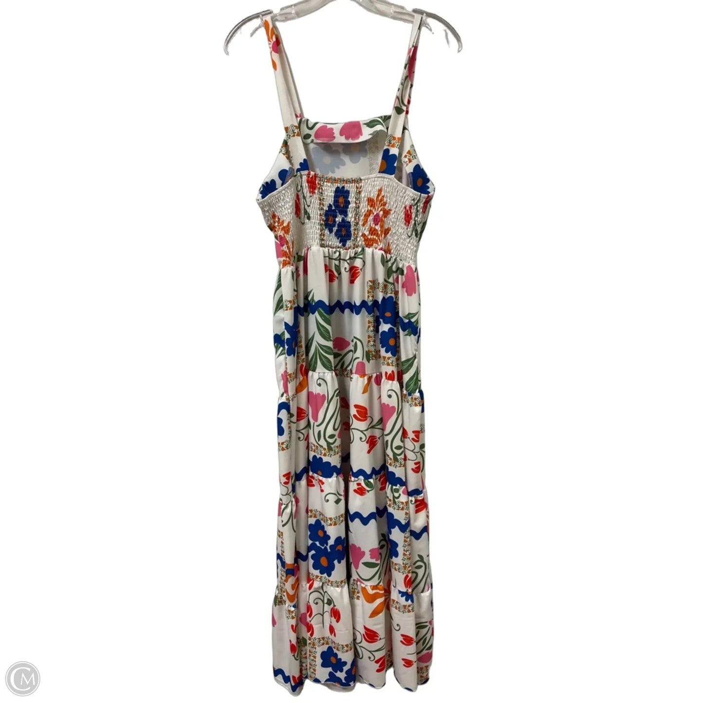 Dress Casual Maxi By Clothes Mentor In Floral Print, Size: L