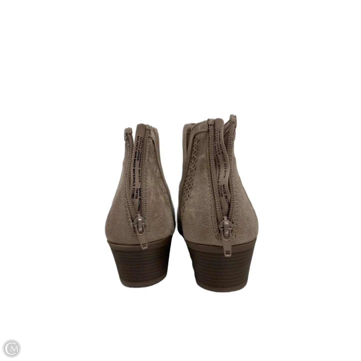 Boots Ankle Flats By Ana In Cream, Size: 11