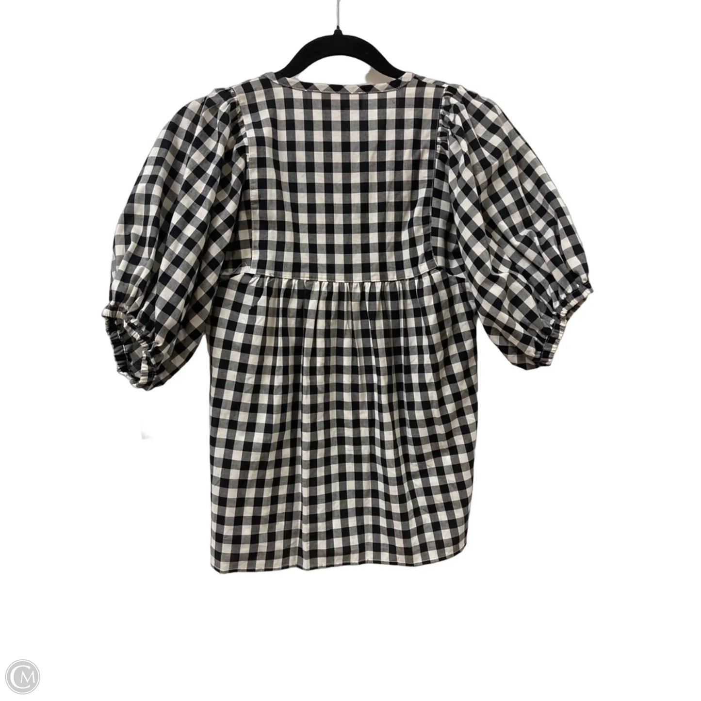 Top Short Sleeve By Philosophy In Black & White, Size: Xs