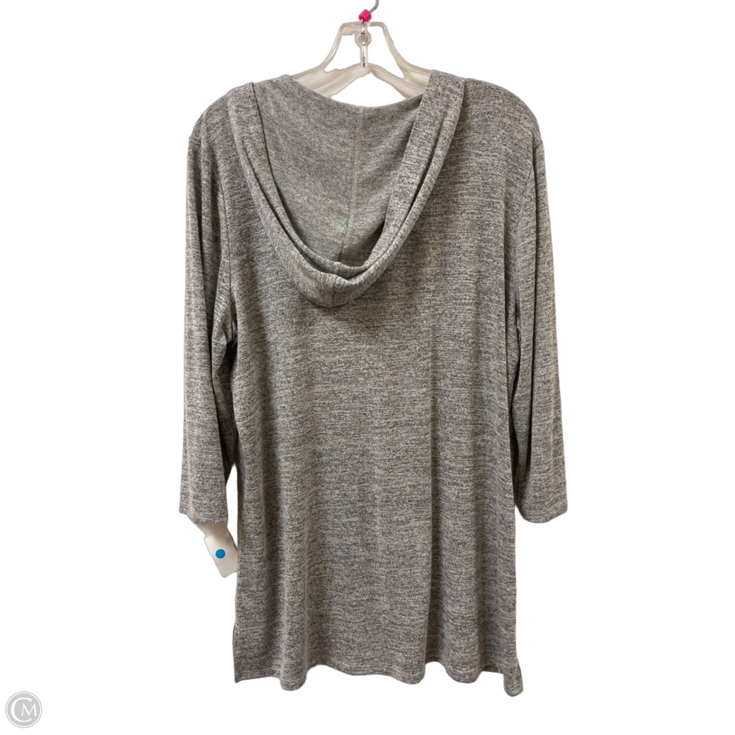 Top Long Sleeve By Chicos In Grey, Size: L