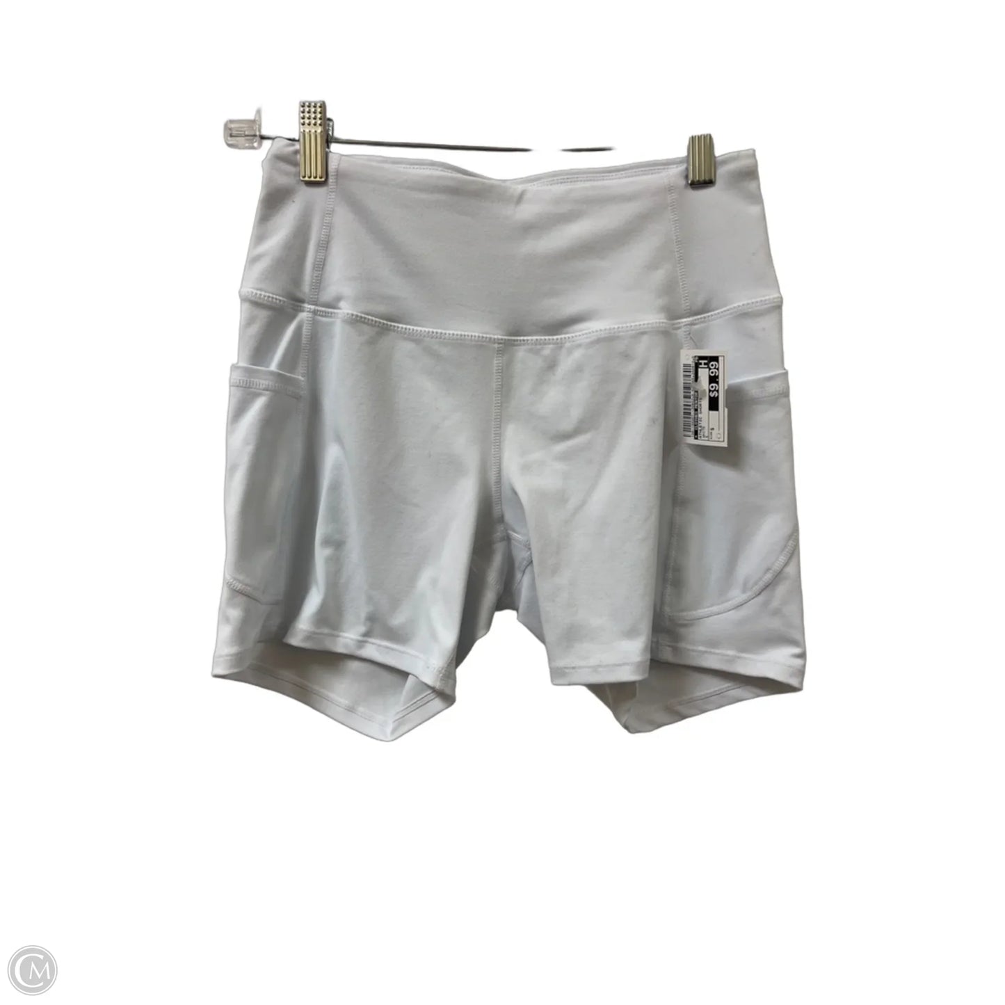 Athletic Shorts By Clothes Mentor In White, Size: S