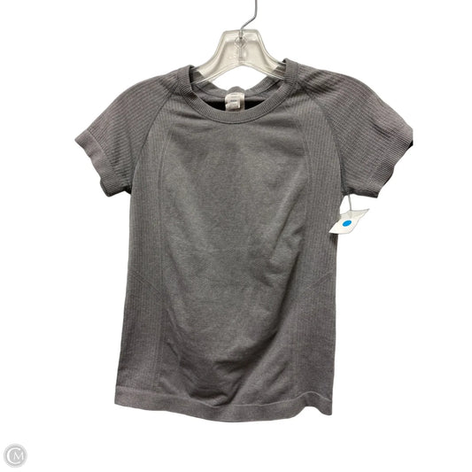 Athletic Top Short Sleeve By Old Navy In Grey, Size: S