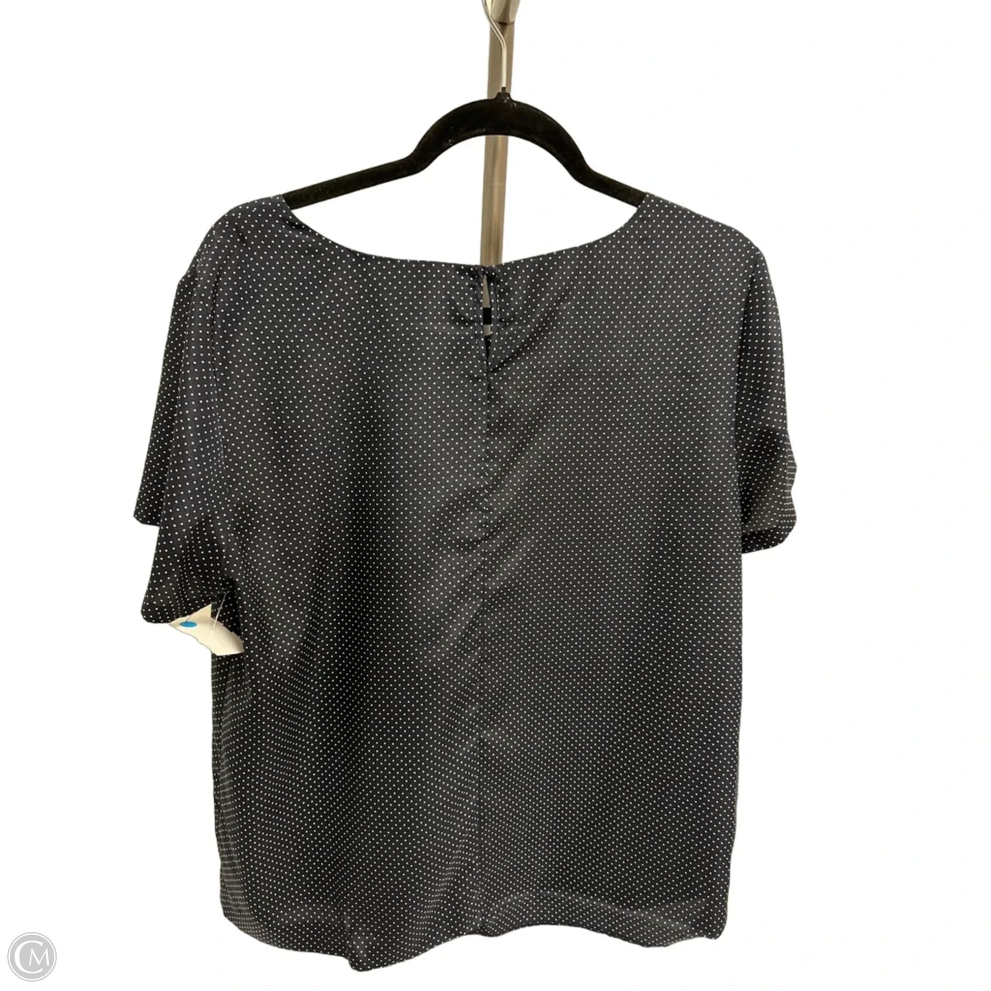 Top Short Sleeve By J. Crew In Polkadot Pattern, Size: L