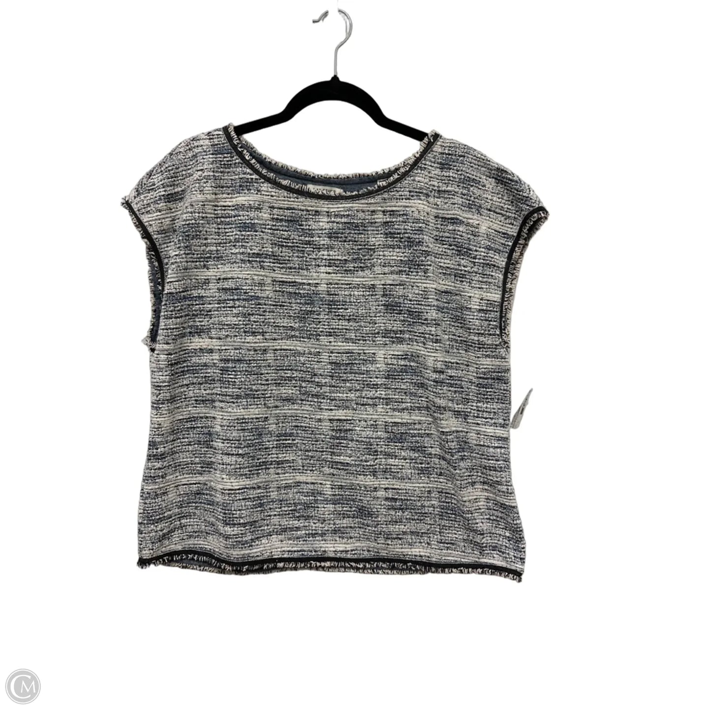 Top Sleeveless By Max Studio In Black & White, Size: Xl