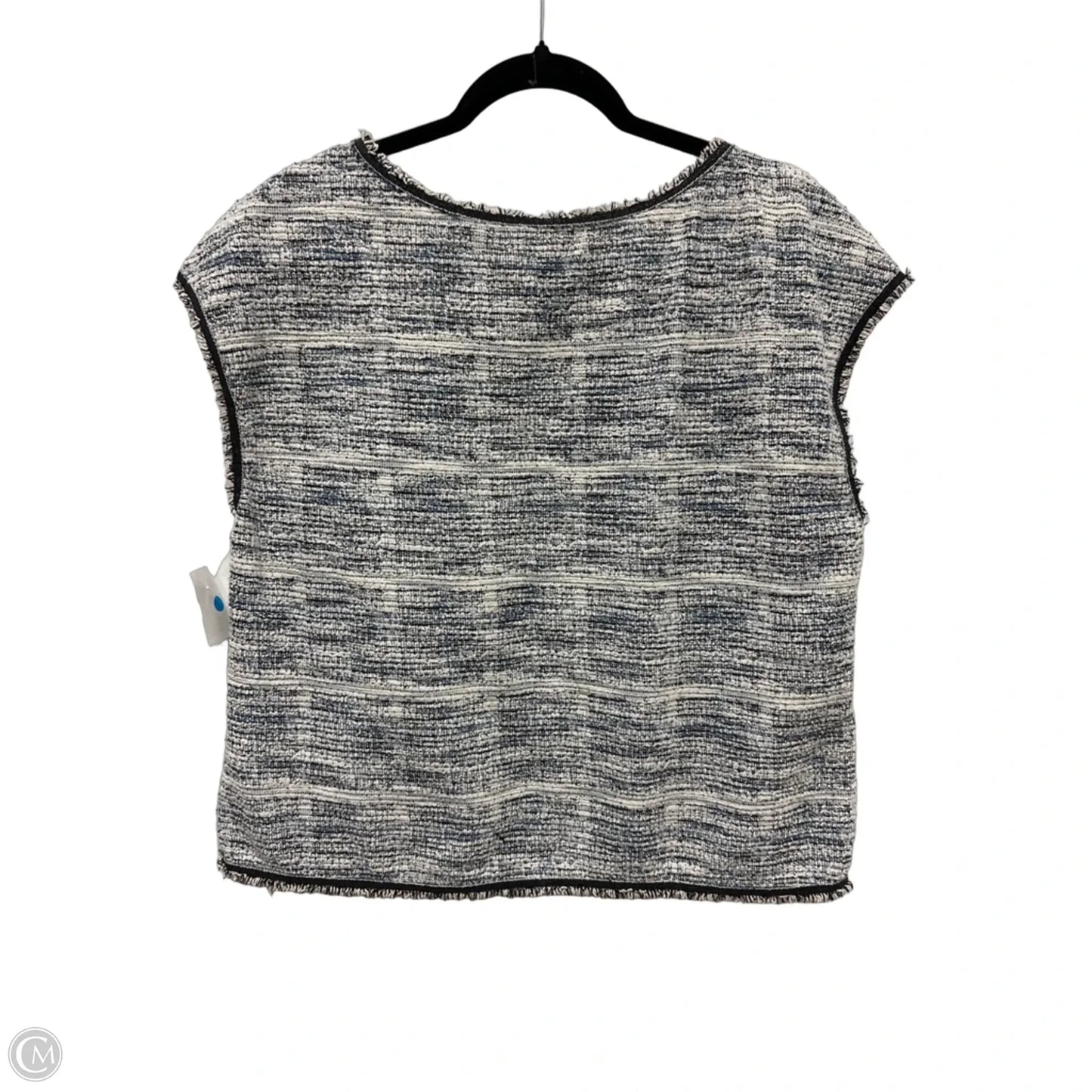 Top Sleeveless By Max Studio In Black & White, Size: Xl