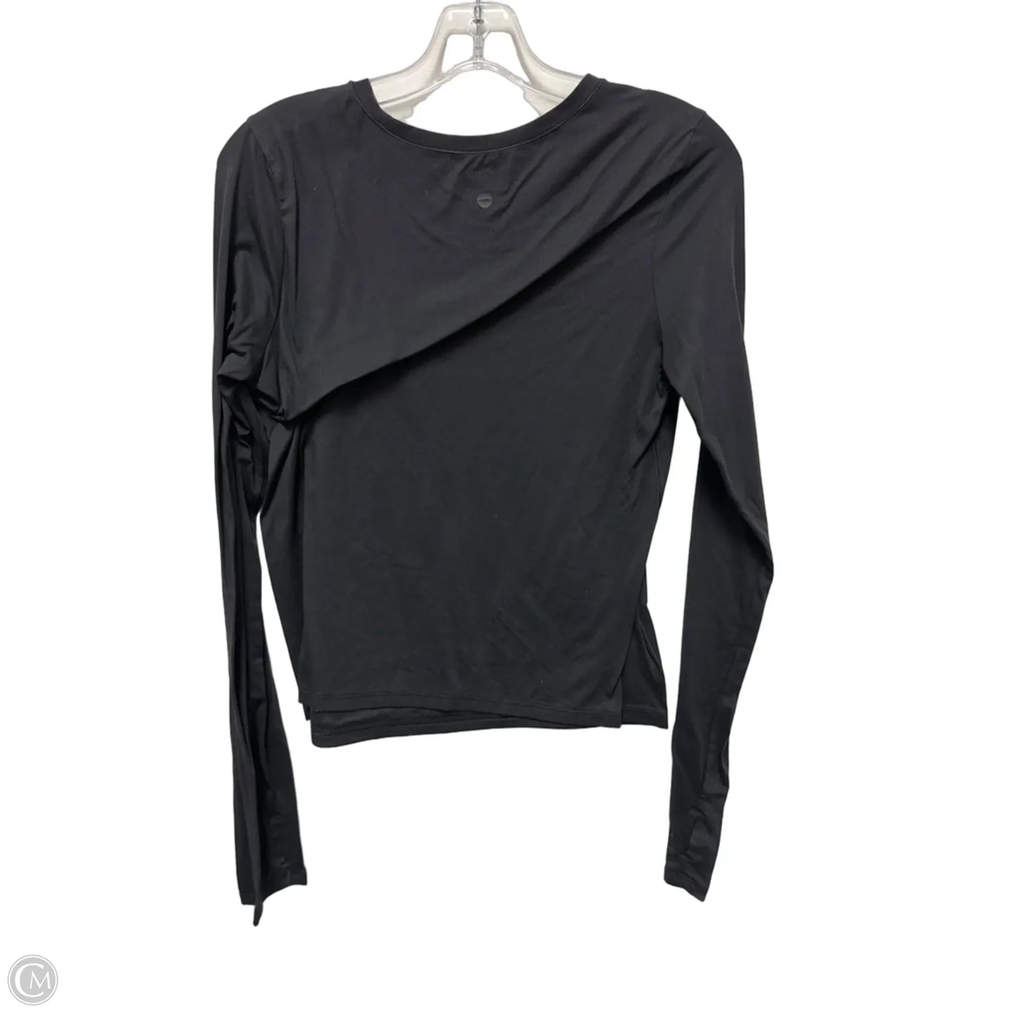 Athletic Top Long Sleeve Crewneck By Avia In Black, Size: L
