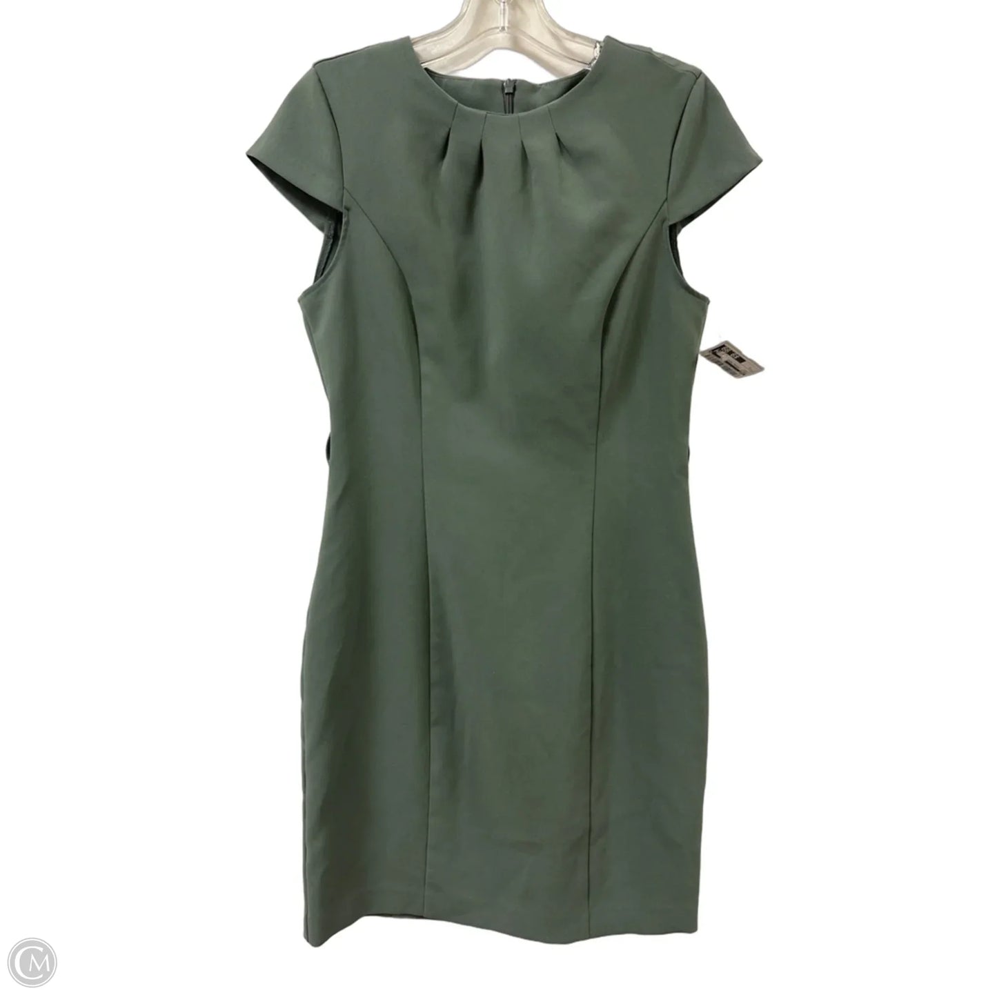 Dress Casual Midi By H&m In Green, Size: S