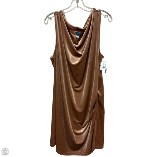 Dress Casual Short By Old Navy In Brown, Size: 2x