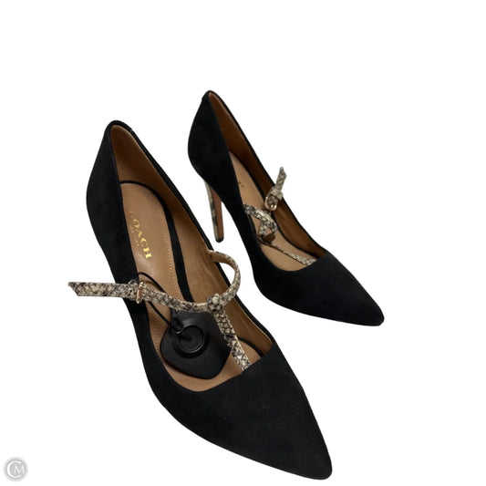 Shoes Designer By Coach In Black, Size: 6.5