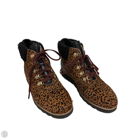 Boots Ankle Flats By Cole-haan In Animal Print, Size: 8