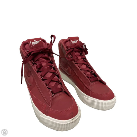 Shoes Sneakers By Nike In Red, Size: 7.5