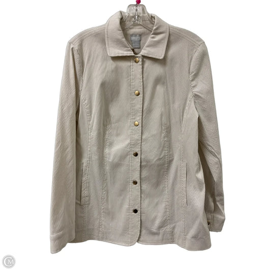 Blazer By Chicos In Cream, Size: L
