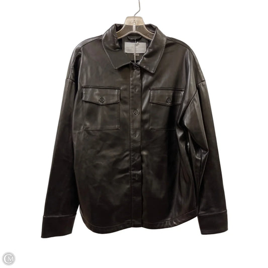 Jacket Shirt By Tart In Black, Size: M