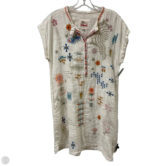 Dress Designer By Johnny Was In White, Size: S