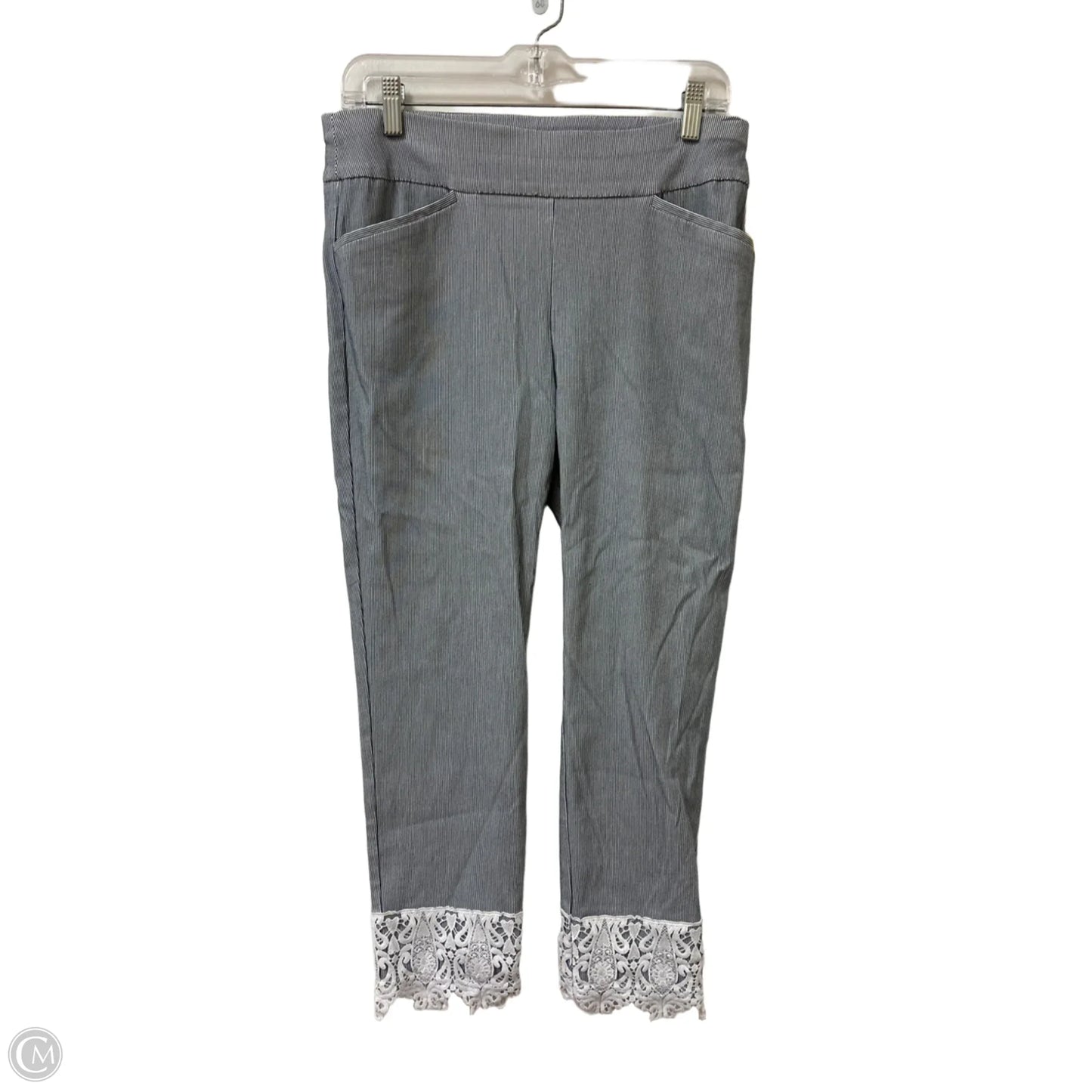 Pants Other By Chicos In Striped Pattern, Size: 6