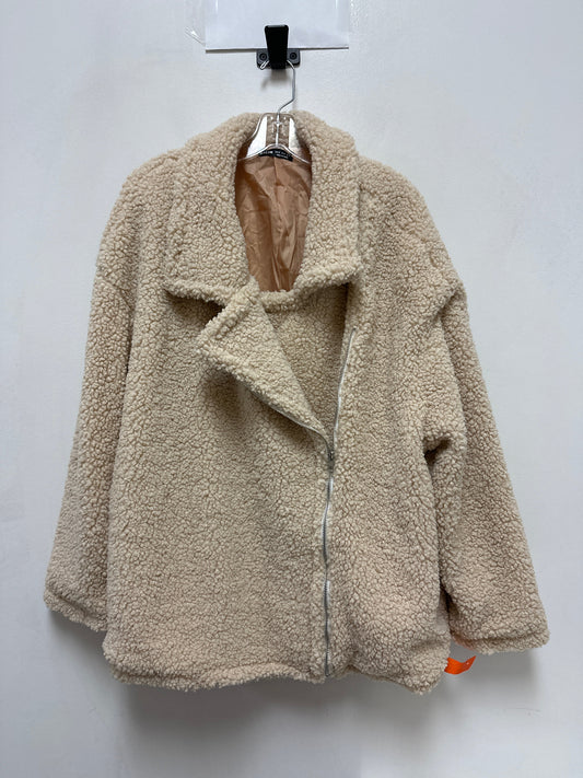 Coat Other By Shein In Cream, Size: Xl