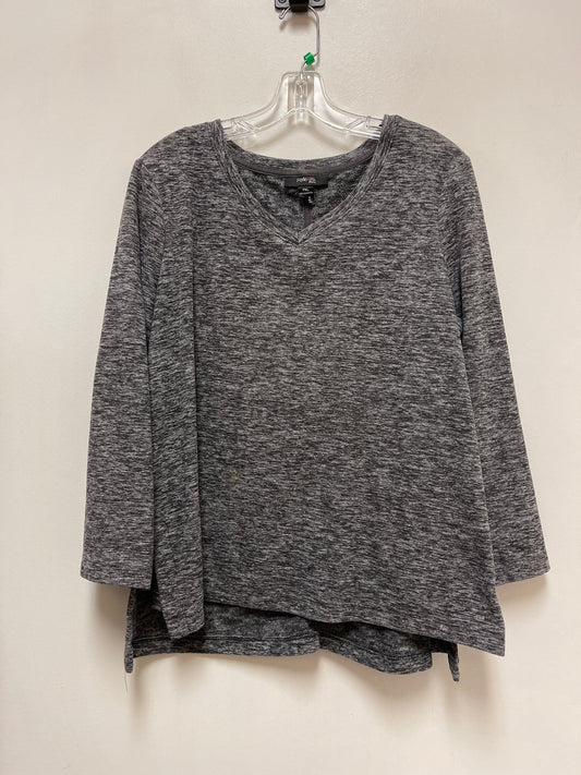 Sweater By Style And Company In Grey, Size: Xlp
