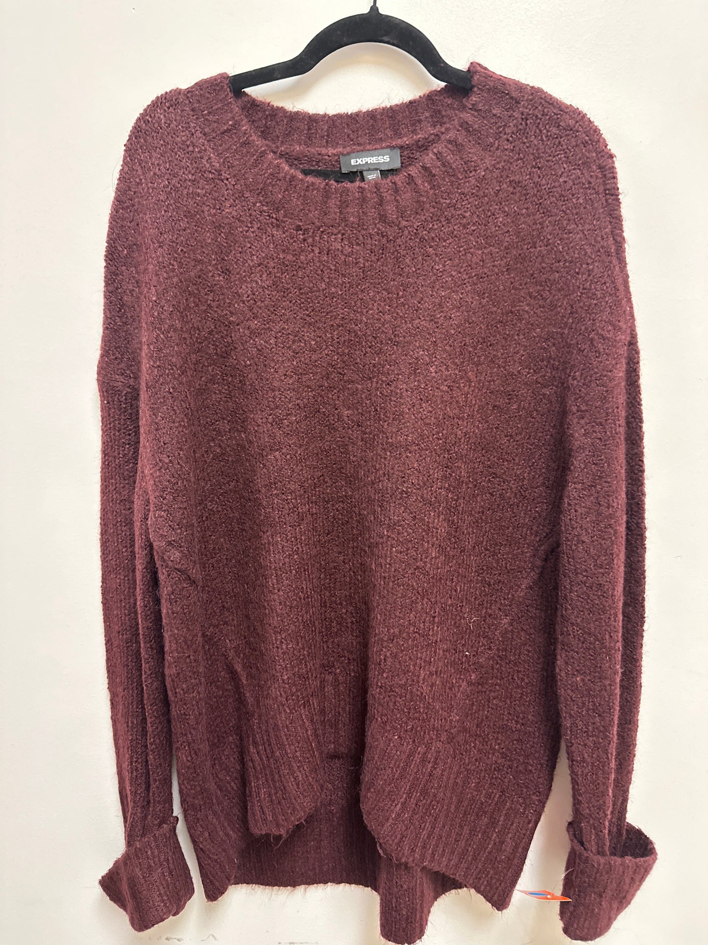 Sweater By Express In Red, Size: M