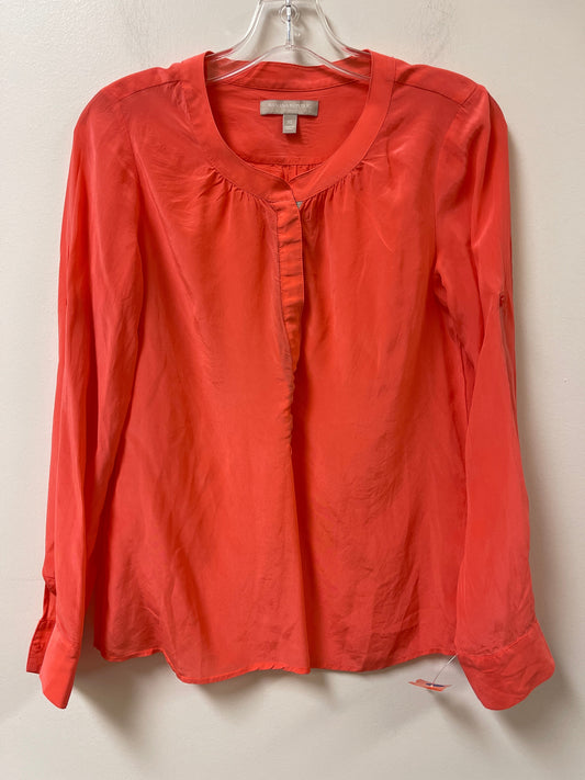 Top Long Sleeve By Banana Republic In Pink, Size: Xs