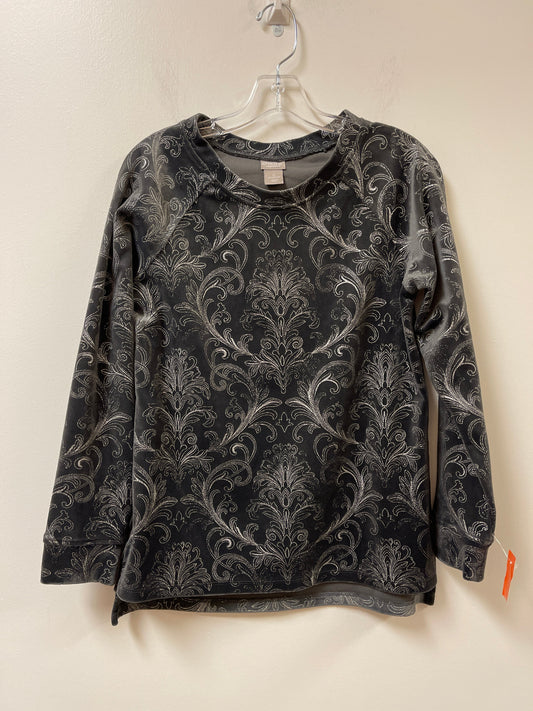 Sweater By Chicos In Grey, Size: S