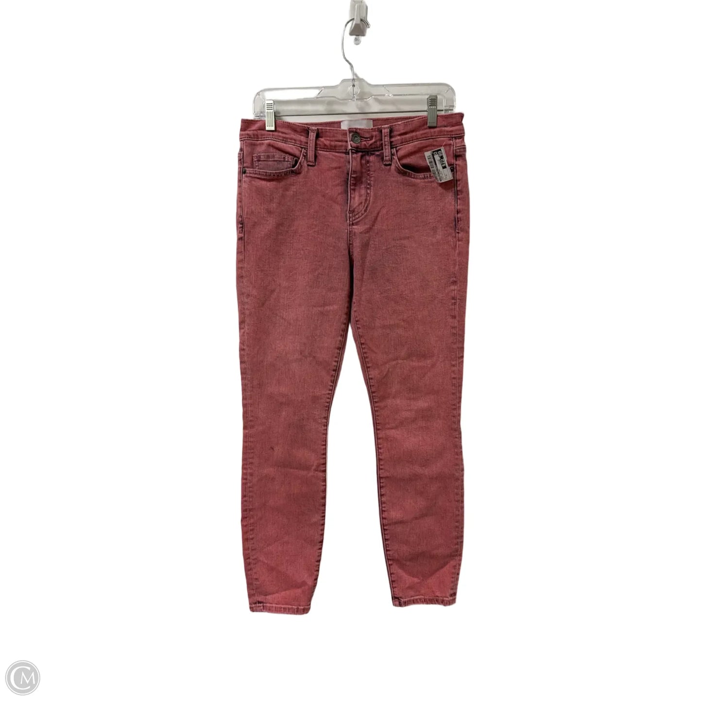 Jeans Skinny By Current/elliott In Pink Denim, Size: 8