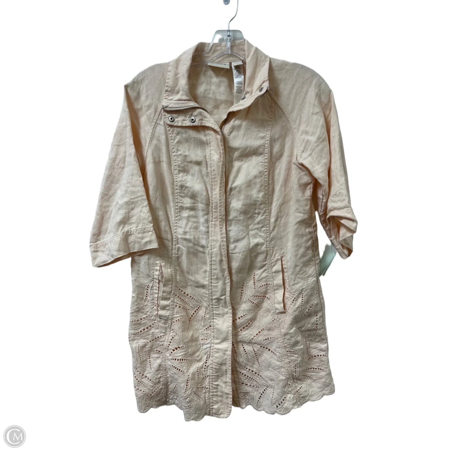 Jacket Other By Chicos In Peach, Size: S