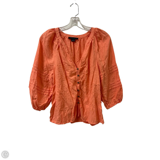 Top Long Sleeve By Sanctuary In Orange, Size: S