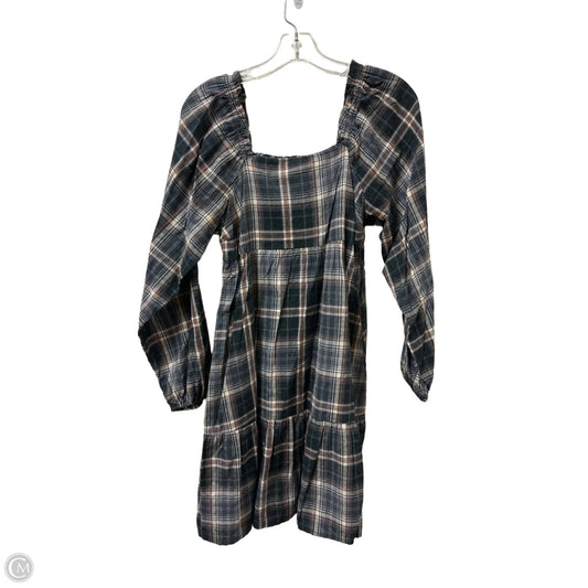 Dress Casual Short By Universal Thread In Plaid Pattern, Size: Xs