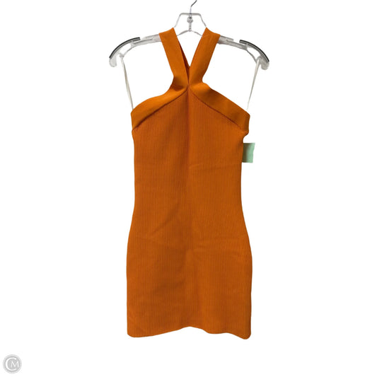Dress Casual Midi By Babaton In Orange, Size: M
