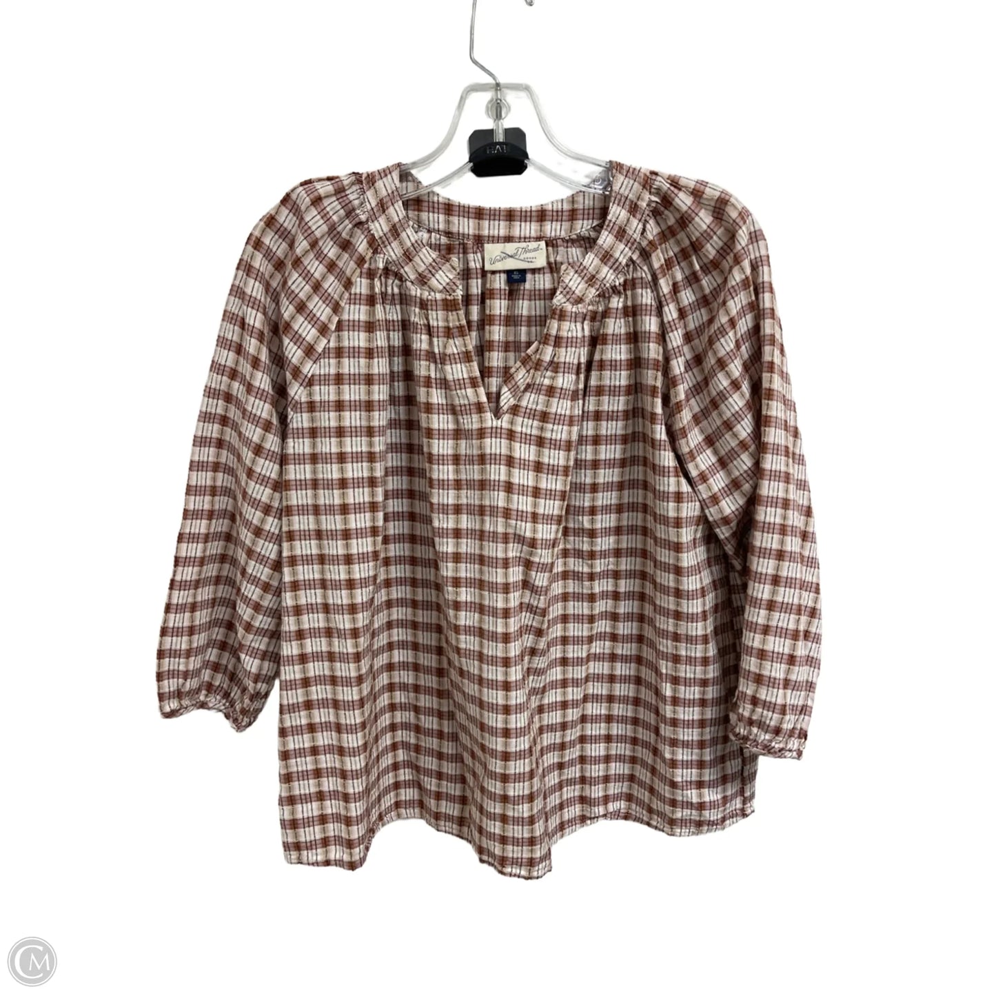 Top Long Sleeve By Universal Thread In Cream, Size: Xs