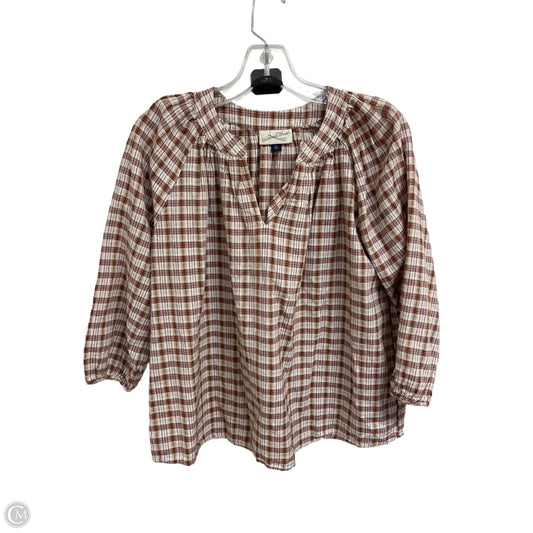 Top Long Sleeve By Universal Thread In Cream, Size: Xs