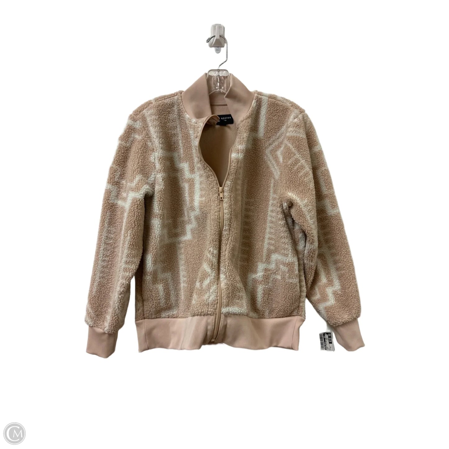 Jacket Faux Fur & Sherpa By Susan Graver In Cream, Size: Xs