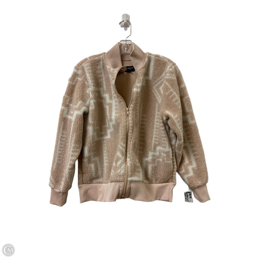Jacket Faux Fur & Sherpa By Susan Graver In Cream, Size: Xs