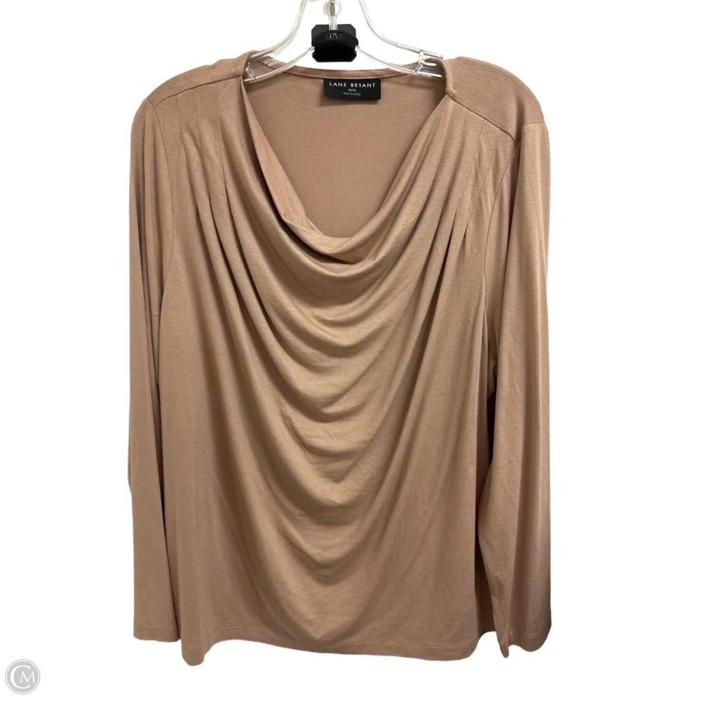 Top Long Sleeve By Lane Bryant In Brown, Size: 2x