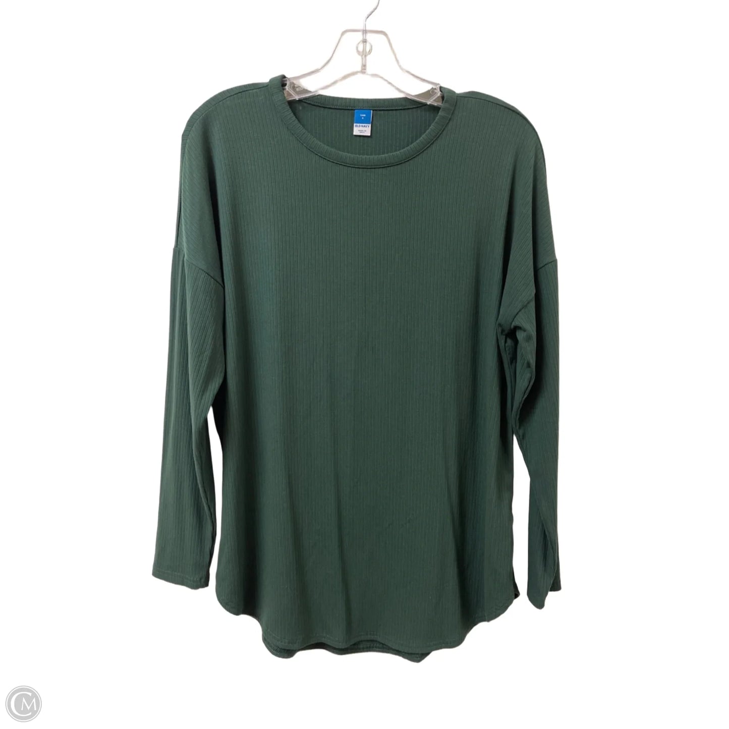 Top Long Sleeve By Old Navy In Green, Size: S