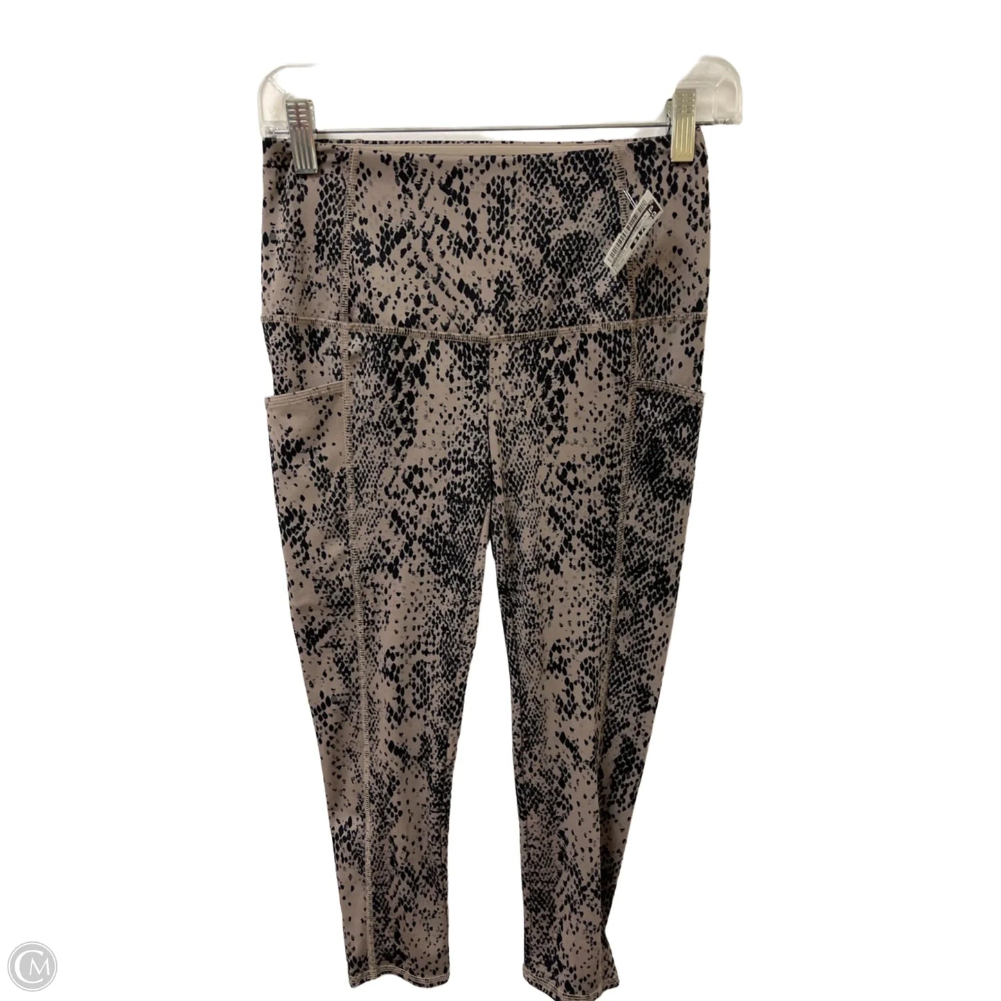 Athletic Leggings By Chicos In Snakeskin Print, Size: Xs
