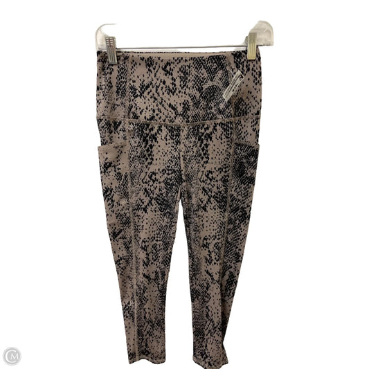 Athletic Leggings By Chicos In Snakeskin Print, Size: Xs