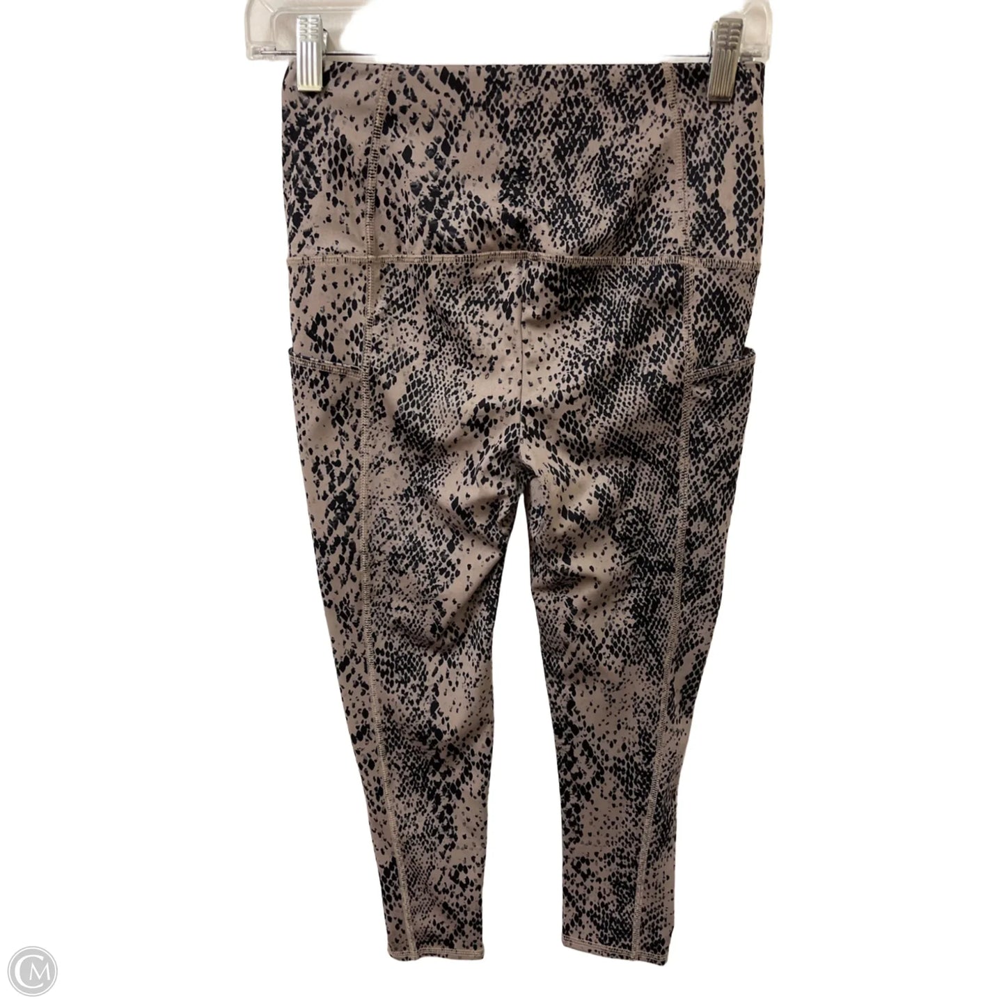 Athletic Leggings By Chicos In Snakeskin Print, Size: Xs