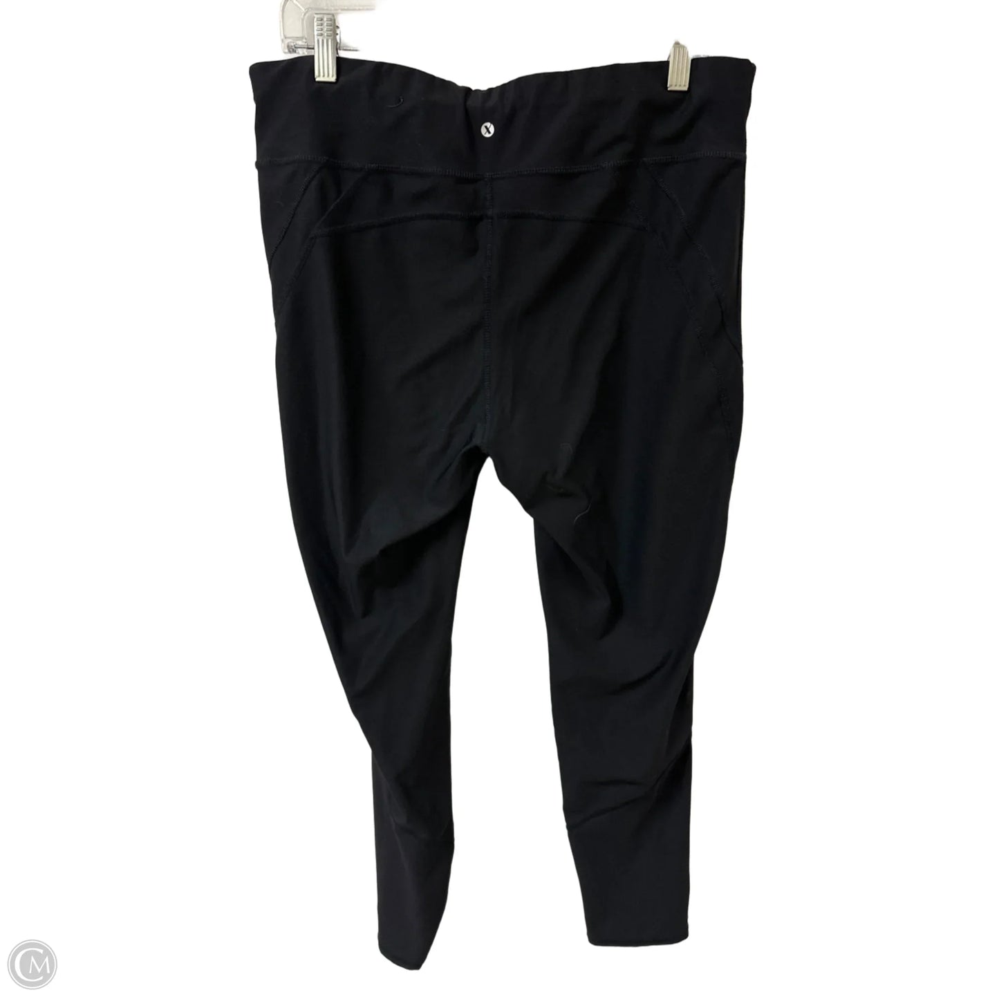 Athletic Leggings By Xersion In Black, Size: Xl