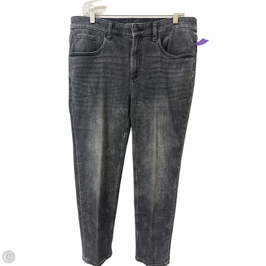 Jeans Boyfriend By Chicos In Grey Denim, Size: 10