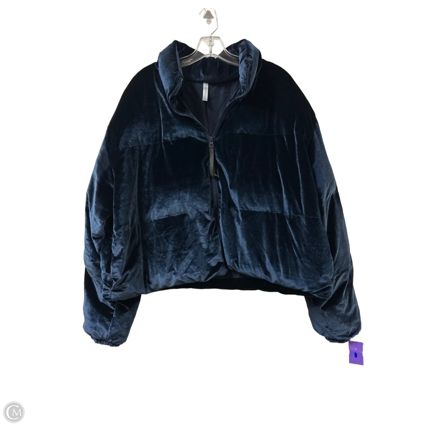 Jacket Puffer & Quilted By Fabletics In Navy, Size: 1x