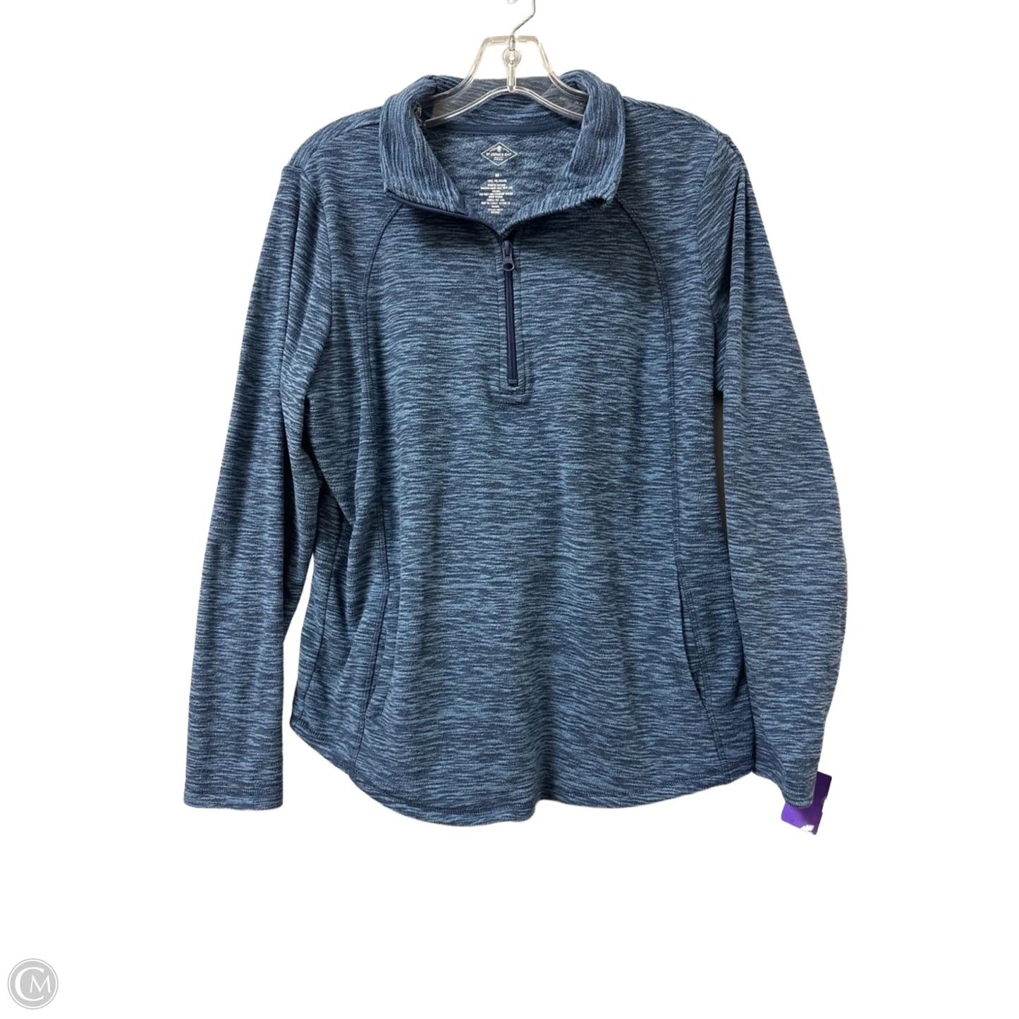 Jacket Fleece By St Johns Bay In Blue, Size: M