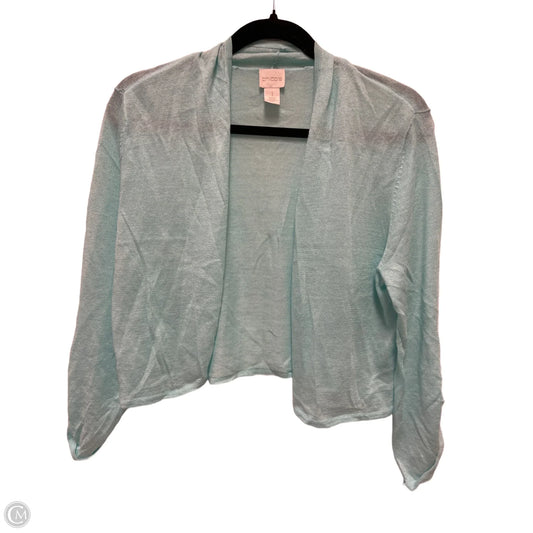 Sweater Cardigan By Chicos In Blue, Size: M