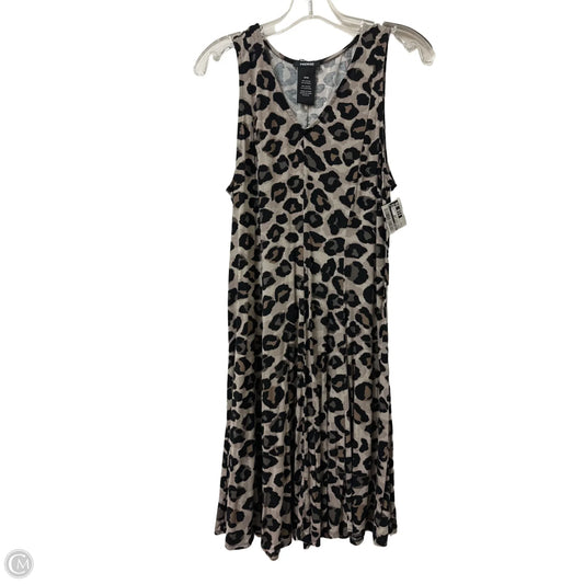 Dress Casual Short By Premise In Animal Print, Size: M