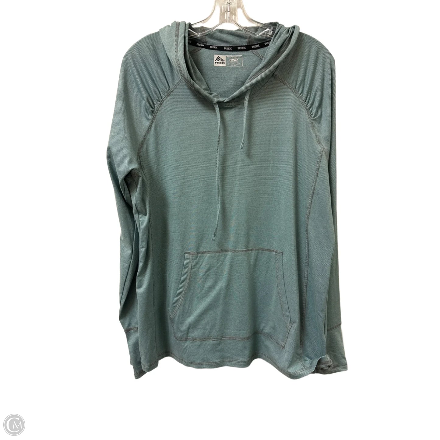 Athletic Top Long Sleeve Hoodie By Rbx In Blue, Size: Xl