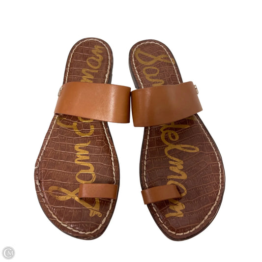 Sandals Flats By Sam Edelman In Brown, Size: 8