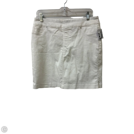 Skort By Chicos In White Denim, Size: 4